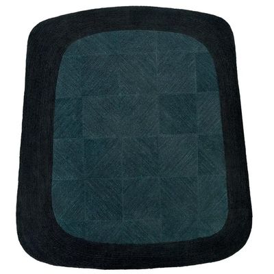 11x11 Ft Hand-Braided Indian Jute Square Rug  Blue Vintage Carpet for Bedroom, Large Area Rug for Living Room and Home Dcor