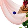 MDS Pack of 1 Wedding Arch Drape Panel (30" Width x 100ft Long) Sheer Chiffon Arbor Canopy Drapery Fabric for Wedding Ceremony Reception Decoration Party Ceiling Backdrop Curtain Swag - Dusty Rose view 4