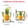 CSGJMYGS Oven Mitts and Pot Holders Set of 4 Heat Resistant Oven Glove and Hot Pads Yellow Pineapple Kitchen Oven Mittens Non-Slip Potholder for Cooking Baking Grilling view 2