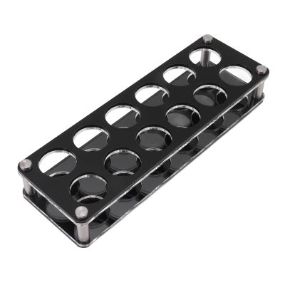 Wine Bottle Topper Display Stand,Wine Bottle Display Holder Acrylic Liquor Pourer Impact Resistant Decorative Wine Bottle Rack for Home Bar(2X6 )