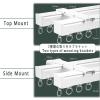 Curtain Rail 1-6 Meter, Aluminium Curtain Rail Ceiling Track, Heavy Duty Double Conjoined Curtain Track Set, Ceiling Or Wall Mount, Double Curtain Track for Office Home Hospital, Curtain Track System view 4