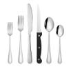 Silverware Set for 10 Steak knife included Luxury Beautifully Flatware Set 40 Pieces Elegant Tableware Set 18/10 Stainless Steel Cutlery Utensil Sets for Home Restaurant Dishwasher Safe view 1