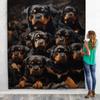 365CUSGIFTS Rottweilers Blanket Birthday Gifts for Mom from Daughter Son, Mom Gifts for Christmas - Wife Birthday Gifts, Gifts for Wife from Husband view 2