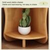 NRNQMTFZ Tall Narrow Bookcase with Shelves,Free Standing Storage Modern Bookshelf,Industrial Wood Bookcase,5-Tier Bookcase Storage Shelves(Walnut Color) view 4
