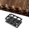Wine Bottle Topper Display Stand,Wine Bottle Display Holder Acrylic Liquor Pourer Impact Resistant Decorative Wine Bottle Rack for Home Bar(2X3 ) view 3