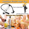 Beer Keg Tap Pump S-System Keg Pump For EU Kegs (Not Fit US), 4 Inch Beer Tap Beer Pump Keg Tap Kit Beer Faucet Keg Taps for Kegs Keg Hand Pump Keg Tap for Beer Keg Tapper Party Tap Kegerator Pump view 3