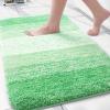 Arotive Microfiber Bathroom Rugs, Shaggy Soft and Absorbent Bath Rug, Non-Slip, Thick Plush Machine Washable Dry Bath Mats for Bathroom, Tub and Shower, 30x20, Green, Rectangular view 1