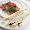 Gold Hammered Silverware Set for 4 Luxury Beautifully Hammered Handle Flatware Set 16 Pieces Elegant Tableware Set 18/10 Stainless Steel Cutlery Utensil Sets for Home Restaurant Dishwasher Safe view 2