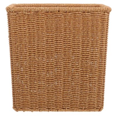 ABOOFAN Multipurpose Woven Basket for Kitchen Living Room Bedroom Dormitory Office Hotel Bar Cafe Trash Can