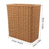 ABOOFAN Multipurpose Woven Basket for Kitchen Living Room Bedroom Dormitory Office Hotel Bar Cafe Trash Can view 2