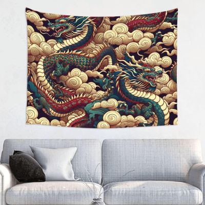 Augenstern 29x37in Bedroom Tapestry Cloud-Dragon-China-Japanese Wall Decor Wall Hanging Tapestry For Dorm Living Room