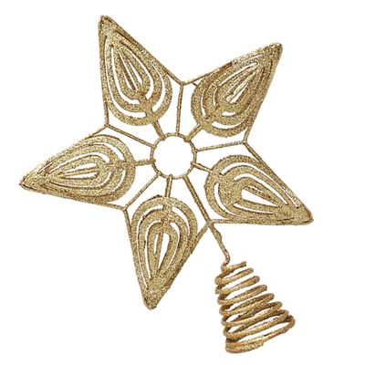 Anneome 1pc Star Tree Topper Elegant Christmas Tree Decoration Shiny Holiday Ornament for Festive Atmosphere for Home Offices and Restaurants