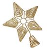 Anneome 1pc Star Tree Topper Elegant Christmas Tree Decoration Shiny Holiday Ornament for Festive Atmosphere for Home Offices and Restaurants view 1