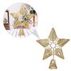 Anneome 1pc Star Tree Topper Elegant Christmas Tree Decoration Shiny Holiday Ornament for Festive Atmosphere for Home Offices and Restaurants view 2