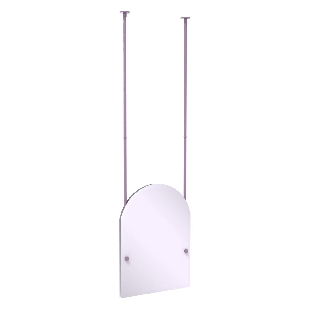 Allied Brass Frameless Arched Top Ceiling Hung Mirror