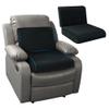 HOMBYS Recliner Seat Cushion with Lumbar Supportive Pillow Extra Large Non-Slip Seat Cushion with Back Support Cushions,Cruve Edge Design for Relief Thighs Pressure, Black view 1