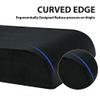 HOMBYS Recliner Seat Cushion with Lumbar Supportive Pillow Extra Large Non-Slip Seat Cushion with Back Support Cushions,Cruve Edge Design for Relief Thighs Pressure, Black view 3