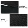 HOMBYS Recliner Seat Cushion with Lumbar Supportive Pillow Extra Large Non-Slip Seat Cushion with Back Support Cushions,Cruve Edge Design for Relief Thighs Pressure, Black view 4