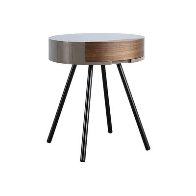 PEJLHK Side Table Nordic Bedside Table Round Corners A Few Sides Sofa Side Table Minimalist Small Side Cabinet Bedroom Bedside