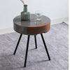 PEJLHK Side Table Nordic Bedside Table Round Corners A Few Sides Sofa Side Table Minimalist Small Side Cabinet Bedroom Bedside view 2