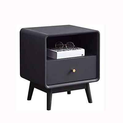 PEJLHK Side Table The Bedside Table is Simple and Modern Solid Wood Bedroom Bedside Table, Four-Legged Design Fashion Mini Small Storage Bedside Table