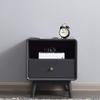 PEJLHK Side Table The Bedside Table is Simple and Modern Solid Wood Bedroom Bedside Table, Four-Legged Design Fashion Mini Small Storage Bedside Table view 3