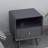 PEJLHK Side Table The Bedside Table is Simple and Modern Solid Wood Bedroom Bedside Table, Four-Legged Design Fashion Mini Small Storage Bedside Table view 4