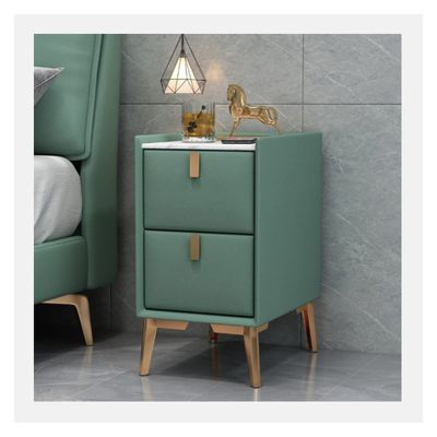 PEJLHK Side Table Bedside Table Modern Bedside Table Simple Nordic Style Mini Bedroom Bedside Table Slate Full Wood Storage Cabinet for Living Room Sofa Bedside Drawer Bedside Cabinet