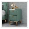 PEJLHK Side Table Bedside Table Modern Bedside Table Simple Nordic Style Mini Bedroom Bedside Table Slate Full Wood Storage Cabinet for Living Room Sofa Bedside Drawer Bedside Cabinet view 1