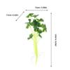 ABOOFAN Artificial Faux Leaves Stems Lifelike Silk Decorative Leaves for Living Room Dining Table Centerpiece view 2