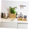 MAGICLULU Salt Stainless Steel Seasoning Jar Modern Design Wooden Base Easy to Use Home Kitchen Accessory view 4