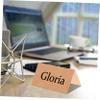 Mikinona 50pcs Place Cards for Table Wedding Place Cards Delicate Design Seating Labels for Wedding view 2