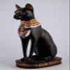 HomeLoft Basics Unique Statue Goddess Bastet cat Large Handcrafted Paint Black with Amazing Details Scarab on her Head and Winged on her Chest & Eye of Horus Made in Egypt, 300731 view 2