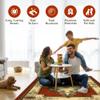 2x4 Small Rug Boho Glamour Thick Plush Oriental Area Rug Traditional Carpet Floral Medallion Rugs for Living Room and Bedroom Floor Orange Terracotta view 4