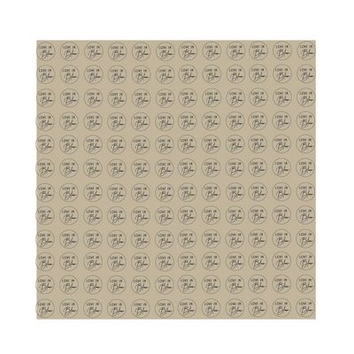 Love Is In Bloom Flower Wrap Paper, 18" x 18", 25 Sheets