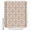 Boho Geometric Flower Shower Curtain Set with Hook 48"x72",Washable Cloth Polyester Fabric Shower+Curtain,Waterproof Bath Curtains for Bathroom,Bathtubs Accessories Spring Summer Colorful Botanical view 1