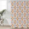 Boho Geometric Flower Shower Curtain Set with Hook 48"x72",Washable Cloth Polyester Fabric Shower+Curtain,Waterproof Bath Curtains for Bathroom,Bathtubs Accessories Spring Summer Colorful Botanical view 4