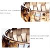 Ashtray Creative Crystal Glass Ashtray Home/Hotel/Restaurant Ashtray There are Three Styles of 5.4 Inch Amber Cigar Tray Portable Ashtray (Color : C) view 3