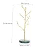 LIFKOME 1pc Tree Shape Jewelry Display Rack Modern Marble and Metal Organizer for Earrings Necklaces and Bracelets Stylish Dresser Adornment for Bedroom Living Room Office view 2
