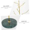 LIFKOME 1pc Tree Shape Jewelry Display Rack Modern Marble and Metal Organizer for Earrings Necklaces and Bracelets Stylish Dresser Adornment for Bedroom Living Room Office view 3