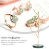 LIFKOME 1pc Tree Shape Jewelry Display Rack Modern Marble and Metal Organizer for Earrings Necklaces and Bracelets Stylish Dresser Adornment for Bedroom Living Room Office view 4