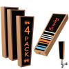 Wooden Tap Handles Beer Tap Handle Chalkboard tap Handle for kegerator, keg tap Handles & Markers - Nice Gift for homebrewers, Bars, Restaurants & Weddings - Pack of 4 view 1