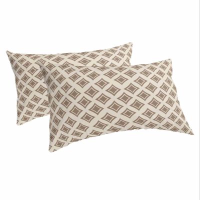 Abstract Brown Queen Pillow Cases Set of 2, Soft Breathable Pillow Covers with Envelope Closure Decorative Pillow Shams for Bed Sofa Couch Chair Modern Contemporary Minimalism Art 20"x30"