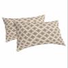 Abstract Brown Queen Pillow Cases Set of 2, Soft Breathable Pillow Covers with Envelope Closure Decorative Pillow Shams for Bed Sofa Couch Chair Modern Contemporary Minimalism Art 20"x30" view 1