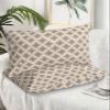 Abstract Brown Queen Pillow Cases Set of 2, Soft Breathable Pillow Covers with Envelope Closure Decorative Pillow Shams for Bed Sofa Couch Chair Modern Contemporary Minimalism Art 20"x30" view 2
