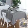 FOLINS&HOME 2 Pack Grey Rectangle Tablecloth - 60 x 102 Inch Wrinkle Free Waterproof Polyester Table Cloths, Spillproof 210 GSM Washable Table Cover for Party, Banquet, Oblong/Rectangular (2 Pcs) view 1