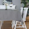 FOLINS&HOME 2 Pack Grey Rectangle Tablecloth - 60 x 102 Inch Wrinkle Free Waterproof Polyester Table Cloths, Spillproof 210 GSM Washable Table Cover for Party, Banquet, Oblong/Rectangular (2 Pcs) view 2