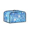 Pzuqiu Blue Starfish Slow Cooker Cover Universal Fit Slow Cooker Protective Cover Keep Appliance Clean Crock Pot Cover with Mesh Pocket for Accessories view 2