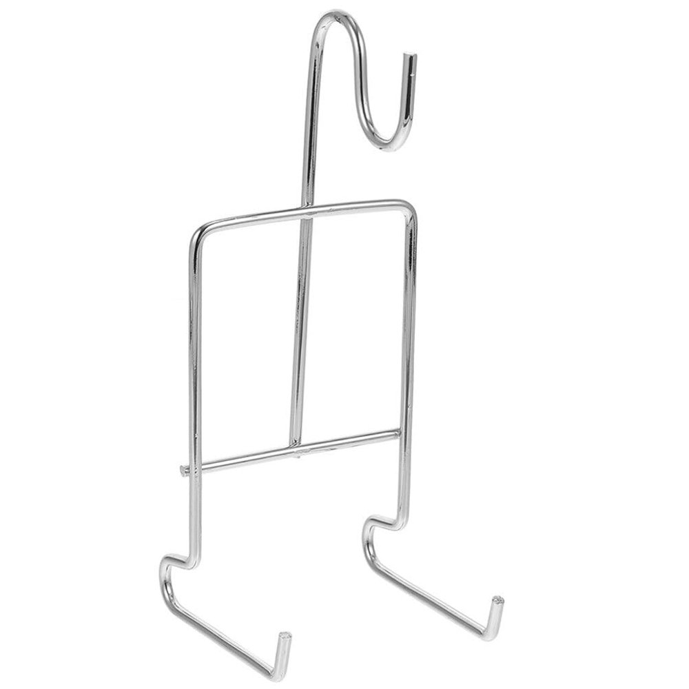 Unomor Tea Cup Saucer Display Stand Metal Mug Holder Coffee Cup Rack Organizer for Kitchen Home Office Decor 6.3X2.56X2.36 Inches
