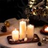Luxshiny 2pcs Clear Glass Candle Holder Cylinder Windproof Candle Cover for Uninterrupted Burning Elegant Decorative Shade for Home Weddings and Special Occasions view 2